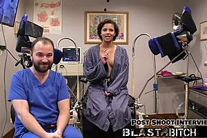 Doctor Blasts Patient Rebel Wyatt's Pussy With Cum