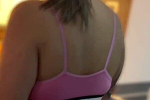 Anal Plug in Gym Leads to Horny Home Fun