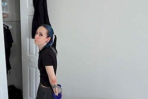 caught my step sister stealing, spanked and banged her like a whore.