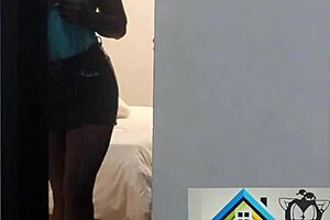 So, horny husband got caught by sister-in-law, and she gave him her dripping pussy after a wild blowjob.