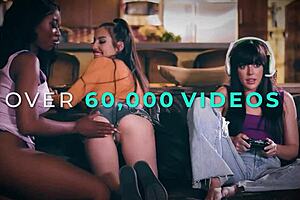 Lexi Luna coaches couple in femdom