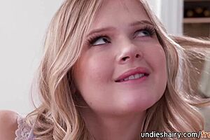 Two slutty teen 18+s sharing huge dick and fuck it good in wet threesome