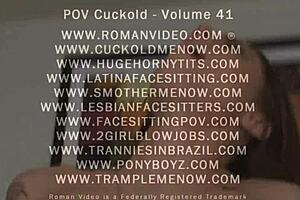 Watching my wife lick and suck that cock in POV 😏