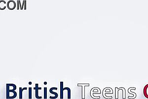 Hot British Teen 18+ Gets Spitroasted