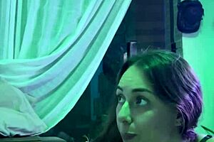 the sister-in-law got covered in cum during the amateur session