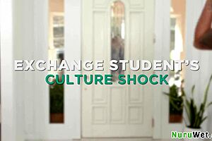 Gorgeous busty blonde mature masseuse applies nuru gel to her big boobs and seduces client