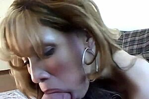 nikki, the beautiful milf, starts by sucking balls before a wild fuck session.