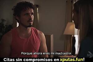 All she craves is taboo family sex with creampie finish!