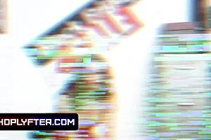 Gorgeous thief ellie eilish gets detained and strip searched 😏