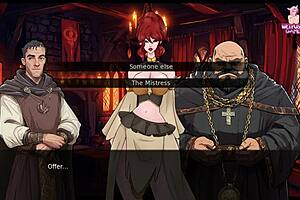 Is lady pink getting anal from demon?