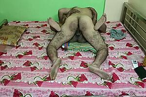 oh, this mature housewife moans loudly while fucking her husband passionately