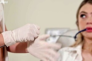 BDSM Dr Lady Dee Plays With Glass Dildo