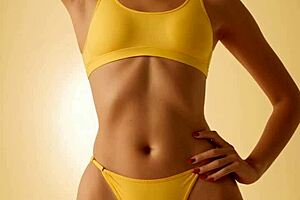 Cute Models In Sexy Lingerie And Barefoot