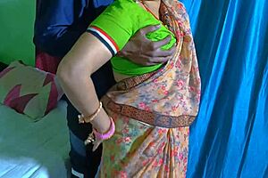 Noughty Babi Desi Romance Foreplay And Fucked On Bed By Her Brother-In-Law