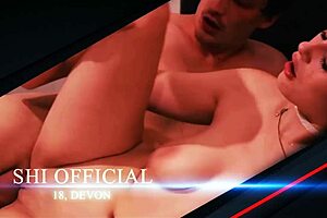 curvy teen student in uniform dominates you to cum