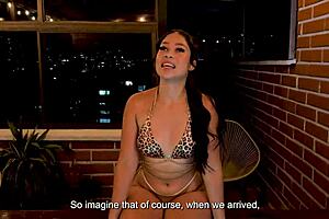 does colombian teen suck masseuse in jacuzzi?