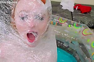 Nemesi And Pixie Bell Get Messy In Wrapped Anal Bondage!