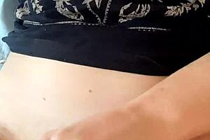 Miranielt's First Video: Masturbating While Neighbor Showers