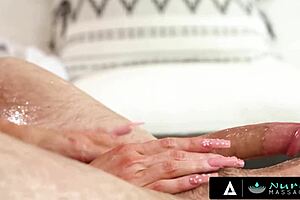 i can't get enough of these hot milfs like sarah vandella and jennifer white giving oily nuru massages in a car.