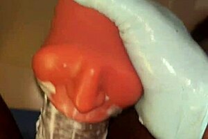 deep throating my sextoy in stockings like a slave until nasty