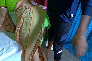 Noughty Babi Desi Romance Foreplay And Fucked On Bed By Her Brother-In-Law