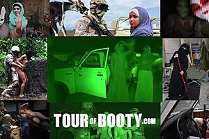 Hell yeah! Muslim prostitute sucking my big American dick on this Tour of Booty!