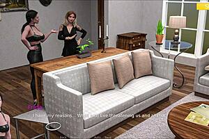 Curvy mature teen in sexy 3d outfit at Rosewater Manor