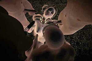 Blonde Angels Awakening Part 11: Intense Anal Orgy with Blowjobs and Assfucking.