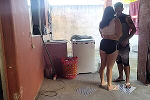 My Wife Left and Maid Couldn't Resist My Hard Cock!