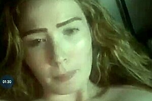 Sexy blonde girl spends time with her friends in the USA.