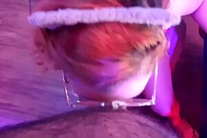 Hey, check out this white girl giving a hot blowjob in doggy style quickie 😏