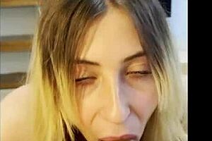 Whore asks, 'Want this intense POV blowjob?'