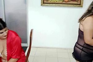 Do Latinas Lick Pussies And Tits To Calm The Heat?