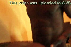 Nurse fucks patient in forest quickie. Big black cock squirts on her ass.