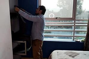 tailor measures my ass but fucks my pussy 😈