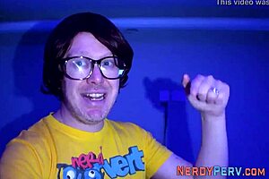 the busty babe tricked into sucking his cock with a handjob