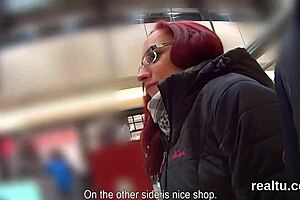 That gorgeous Czech girl gets teased in the mall and pounded hard in POV!