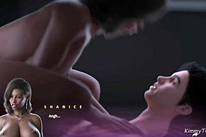 ebony professor says, 'fuck me hard and creampie'