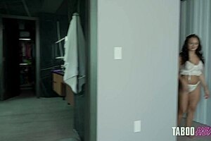 i'm fucking my hot stepdaughter lexi for the first time, riding my cock taboo style.