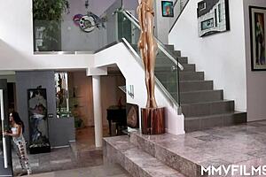 kinky beauties engaging in intimate activities with shaved bodies