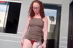 Two sexy BBW girls dance naked wanting sex