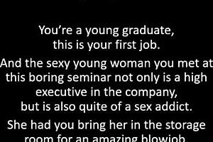 Bored Business Bitch Gets Muff Diving in Leather Heels