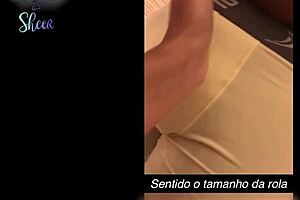 Blindfolded wife meets big black cock surprise