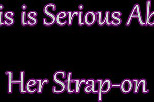 Ms paris takes strap-on seriously