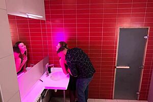 fucking strangers in the club toilet? hidden cam action.