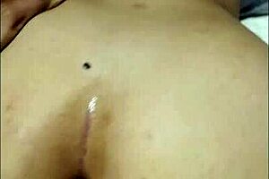 I'm playing with my toy for the first time anal