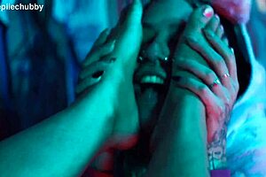 Tickling Feet and Pussy Play with Lesbian Friend