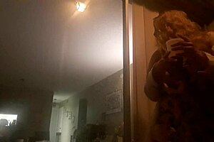 Ginger Paris Shows Her Boobs Outside