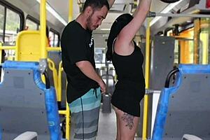 i can’t believe this old creep jerks off on a morena in public bus