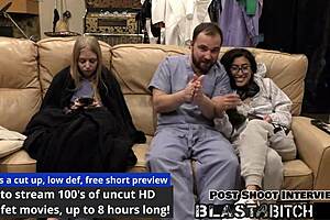 Jasmine Rose's thigh takes a cum blast in this hot pov latina scene